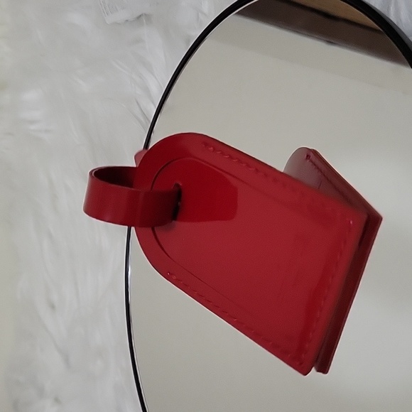 NIB Rare Patent Louis Vuitton Luggage Name Tag - Picture 2 of 7